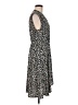 BCBGMAXAZRIA Animal Print Blue Casual Dress Size M - photo 4
