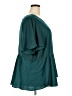 Torrid 100% Polyester Teal Short Sleeve Blouse Size 4X Plus (4) - photo 4