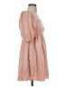 Unbranded Solid Pink Casual Dress Size S - photo 4