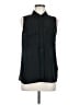 Who What Wear 100% Polyester Black Sleeveless Blouse Size M - photo 1