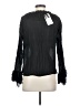 Assorted Brands 100% Cotton Black Long Sleeve Blouse Size S - photo 2