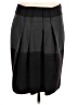 GUNEX Solid Black Wool Skirt Size 8 - photo 1