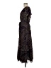 Lauren by Ralph Lauren 100% Polyester Paisley Brown Purple Cocktail Dress Size 6 - photo 5