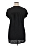Just My Size Black Short Sleeve Blouse Size 1X Plus - photo 2