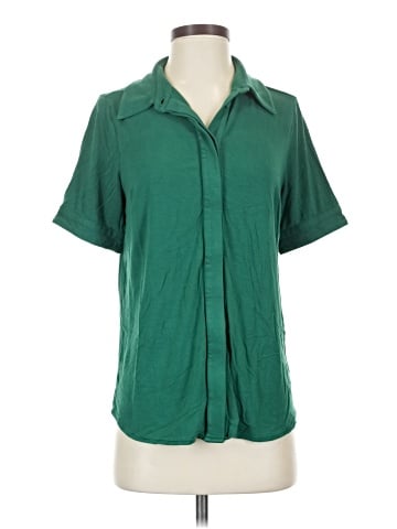Universal Standard Short Sleeve Blouse (view 1)