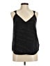 Equipment 100% Silk Black Sleeveless Silk Top Size M - photo 1