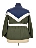 Rouge 100% Polyester Color Block Green Windbreaker Size 4X - photo 2