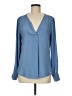 Ann Taylor Blue Long Sleeve Blouse Size M - photo 1
