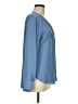 Ann Taylor Blue Long Sleeve Blouse Size M - photo 4