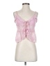 True 100% Polyester Pink Sleeveless Blouse Size S - photo 1
