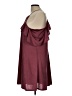 Express 100% Polyester Solid Pink Burgundy Casual Dress Size L - photo 5
