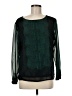 Ann Taylor 100% Polyester Green Long Sleeve Blouse Size M - photo 1