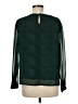Ann Taylor 100% Polyester Green Long Sleeve Blouse Size M - photo 2