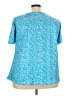 Unbranded Blue Short Sleeve Henley Size 3X - photo 2
