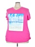 Danskin Now Pink Short Sleeve Top Size 3X - photo 1