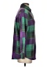 Zenana Plaid Purple Coat Size S - photo 4