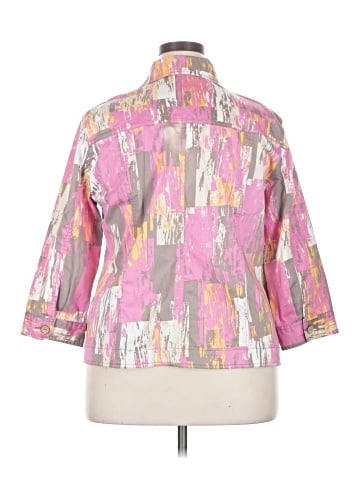 Ruby Rd. 3/4 Sleeve Button-Down Shirt (view 2)