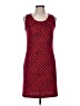 Espresso Houndstooth Red Casual Dress Size M - photo 1