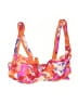 L Space Floral Orange Swimsuit Top Size M - photo 1