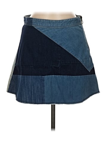 Zara Denim Skirt (view 1)