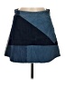 Zara Color Block Blue Denim Skirt Size M - photo 1