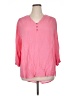 Bit & Bridle Pink 3/4 Sleeve Blouse Size 1X - photo 1