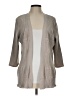 Basic Editions 100% Polyester Tan Cardigan Size L - photo 1