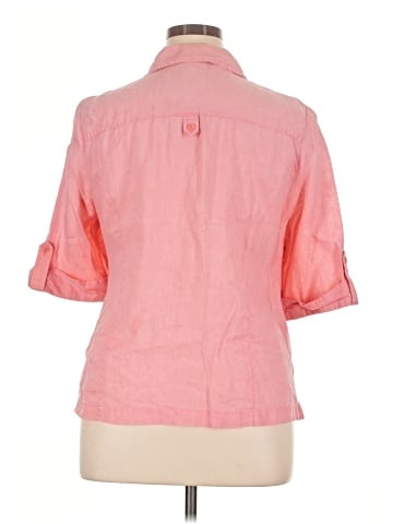 DressBarn 3/4 Sleeve Button-Down Shirt (view 2)