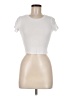 Bozzolo White Short Sleeve Top Size M - photo 1