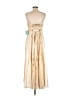 CeCe 100% Cotton Gold Tan Cocktail Dress Size M - photo 2