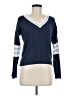 Subdued Color Block Blue Pullover Sweater Size M - photo 1