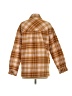 Aerie 100% Cotton Plaid Orange Jacket Size XS - photo 2