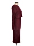 Peach Burgundy Cocktail Dress Size L - photo 4