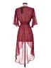Assorted Brands 100% Polyester Paisley Red Cocktail Dress Size S - photo 2