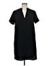 Lush Solid Black Casual Dress Size M - photo 1