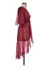 Assorted Brands 100% Polyester Paisley Red Cocktail Dress Size S - photo 4