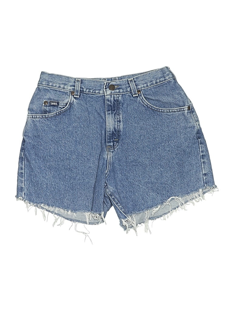 Pre-owned Lee Denim Shorts In Blue