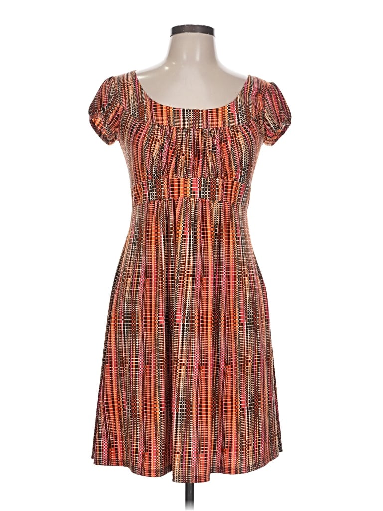 Pre-owned Iz Byer Casual Dress In Orange