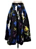 Milly Graphic Black Formal Skirt Size 2 - photo 2