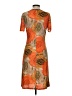 Janana's Print Orange Cocktail Dress Size S (estimated) - photo 2