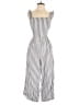 Flawless 100% Cotton Stripes Ivory Jumpsuit Size M - photo 1