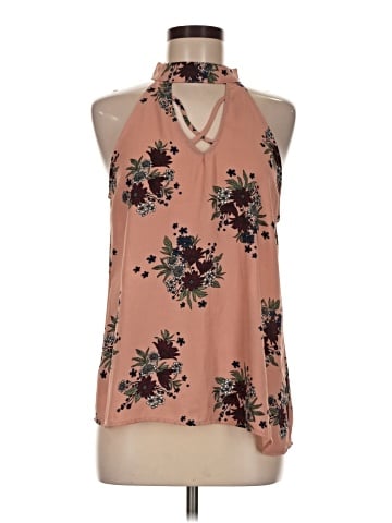 Blue Rain Sleeveless Blouse (view 1)