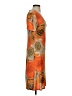 Janana's Print Orange Cocktail Dress Size S (estimated) - photo 4