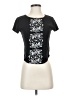 Unbranded 100% Cotton Black Short Sleeve Top Size XS - photo 1