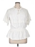 Cato White Short Sleeve Blouse Size XL - photo 1