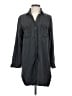 Cloth & Stone Gray 3/4 Sleeve Button-Down Shirt Size S - photo 1