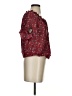 Max Studio 100% Polyester Burgundy Short Sleeve Blouse Size S - photo 4