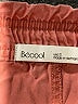 Be Cool 100% Tencel Solid Orange Cargo Shorts Size S - photo 3