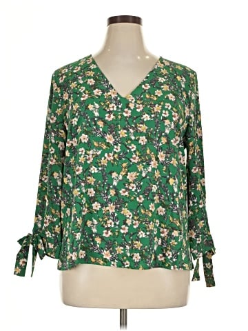 CeCe 3/4 Sleeve Blouse (view 1)
