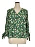 CeCe Green 3/4 Sleeve Blouse Size XL - photo 1